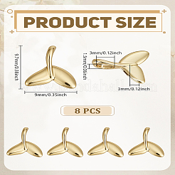 8 шт. Латунные подвески&nbsp;KK-LP0004-15