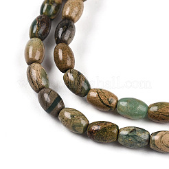 Нити бусин из натурального камня вердит&nbsp;G-N346-02A-06