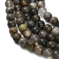 Нити бусин из натурального вулканического агата&nbsp;X-G-G305-A01-8mm