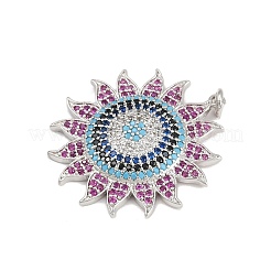 Латунные микро проложить кубического циркония подвески&nbsp;KK-I376-01P-02