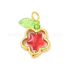 Стеклянные цветочные подвески&nbsp;PALLOY-JF03865-01