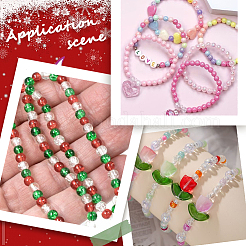 Прозрачные акриловые бусины на рождественскую тематику&nbsp;MACR-SP0001-30A