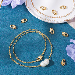 8 шт. латунные застежки-лобстеры&nbsp;KK-TA0002-65