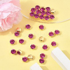 Preciosa® maxima crystal в пришивной чашке&nbsp;Y-PRC-SS34-70350-G