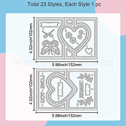 Трафареты для резки штампов из углеродистой стали на день святого валентина DIY-WH0309-1530