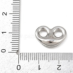 Подвески-соединители из латуни с микро-паве и прозрачными фианитами&nbsp;KK-K413-06P