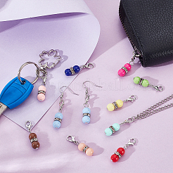 Акриловые подвесные маркеры петель с замком&nbsp;HJEW-PH02084