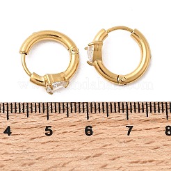 Серьги-кольца в форме сердца из нержавеющей стали 304&nbsp;EJEW-H172-03G