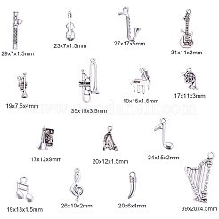 Сплавочные подвески тибетского стиля&nbsp;TIBEP-PH0004-30AS-WH