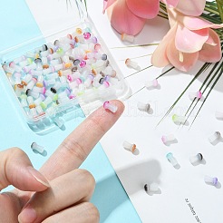 100шт непрозрачные стеклянные бусины&nbsp;GLAA-CJ0002-01