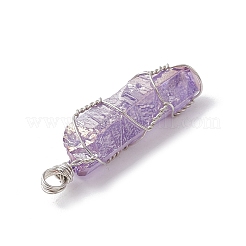 Гальванические хрустальные подвески природного кварца&nbsp;PALLOY-JF03363