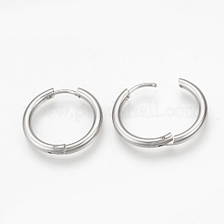 Серьги-кольца Huggie Hoop из нержавеющей стали 201&nbsp;MAK-R021-21mm
