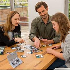 4 шт. Пластиковые коробки для хранения карт с откидными крышками&nbsp;CON-CP0001-017