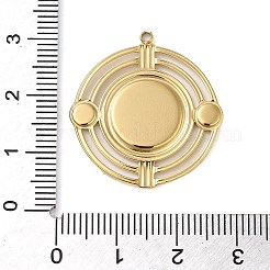 Оправы для подвесок из нержавеющей стали 304 в виде кабошонов&nbsp;STAS-K263-44G