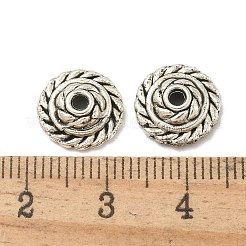 Сплавочные овальные бусины тибетского стиля &nbsp;TIBE-P003-64AS