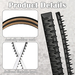 10 шт. 2 стиля прочная повязка на голову из смолы с противоскользящей полоской&nbsp;FIND-SP0020-61