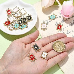 20 шт. 5 цвета сплава кристаллов горного хрусталя пики соединительные подвески&nbsp;FIND-CJ0003-05