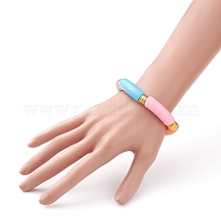 Комплекты браслетов из непрозрачного акрила из бисера&nbsp;BJEW-JB06513