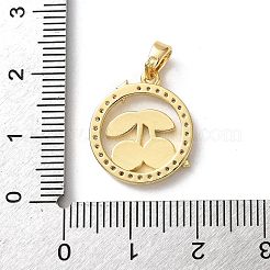 Латунные микро проложить кубического циркония подвески&nbsp;LS-KK-P320-09B-G