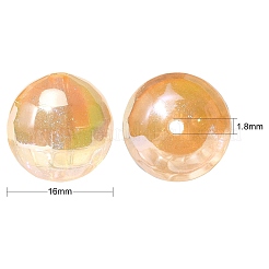 30шт радужные переливающиеся акриловые бусины&nbsp;TACR-CJ0001-52
