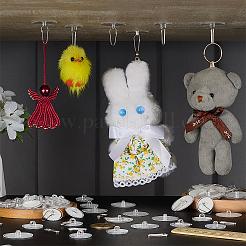 2 стиль прозрачная присоска для вешалки на стену окна&nbsp;HJEW-FG0001-24