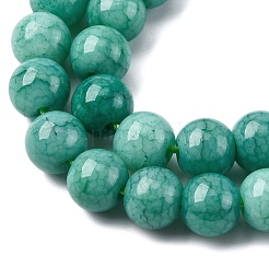 Нити из окрашенных стеклянных бусин с эффектом омбре&nbsp;X-GLAA-T031-01O-09