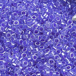 Гальванический прозрачный стеклянный бисер&nbsp;SEED-S042-16A-06