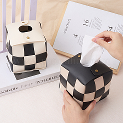 Коробки ткани искусственной кожи&nbsp;AJEW-WH20042-02B