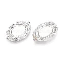 Оправы для подвесок из нержавеющей стали 304 в виде кабошонов&nbsp;STAS-T067-21P