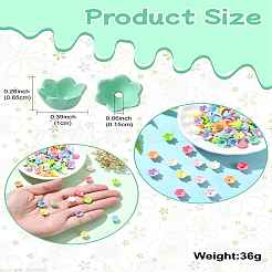 100 шт. колпачки для бусин из непрозрачного акрила&nbsp;OACR-CJ0002-29