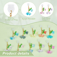 10шт пластиковые мобильные пылезащитные заглушки&nbsp;PALLOY-OC00033