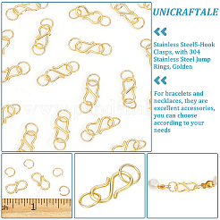 50 шт. S-образные застежки из нержавеющей стали 304&nbsp;FIND-UN00007