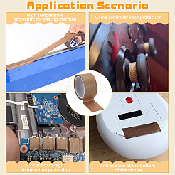 Термостойкая тканевая лента из тефлона и ПТФЭ длиной 10 м. AJEW-WH0314-482D