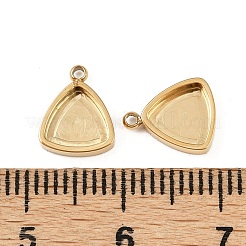 Оправы для подвесок из нержавеющей стали 304 в виде кабошонов&nbsp;STAS-A194-05F-G