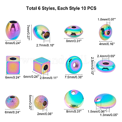 Вакуумное покрытие pvd нержавеющая сталь 304 разделительные бусины&nbsp;STAS-UN0019-75M