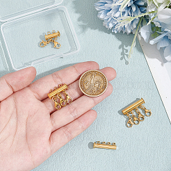 3 шт. 3 стиля застежки-слайдеры из нержавеющей стали 304&nbsp;FIND-UN00012