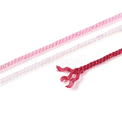 27 м сегментно окрашенные круглые полиэфирные витые шнуры&nbsp;OCOR-N009-02A-18