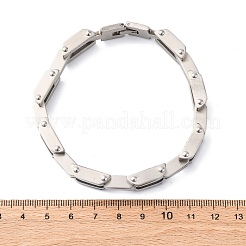 Браслеты из нержавеющей стали 304 с цепочкой для женщин и мужчин&nbsp;BJEW-R018-04P