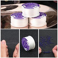 3 рулон нейлоновых ниток для бисероплетения со специальным покрытием&nbsp;OCOR-PA0001-02C