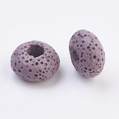 Европейские бусины из натуральной лавы&nbsp;G-E477-A08