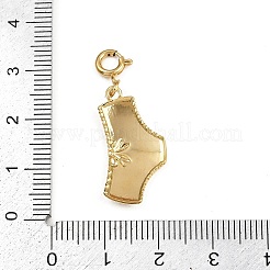 Подвесные украшения из нержавеющей стали 304&nbsp;LS-STAS-L296-08G-02