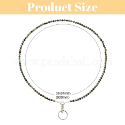 Подвеска из натуральных индийских агатовых бусин&nbsp;HJEW-CJ00083