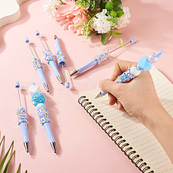 8 шариковая ручка с пайетками в виде звезд&nbsp;FIND-TA0006-16