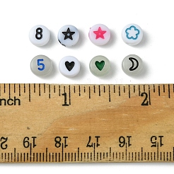 8 стиль непрозрачных акриловых бусин&nbsp;SACR-FS0001-27