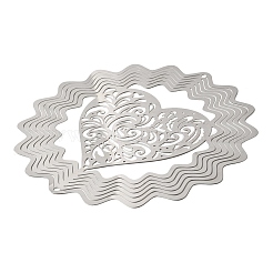 Ветряная вертушка с вращающимся подвесным механизмом из нержавеющей стали 201 (3d).&nbsp;STAS-C166-01G-P