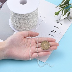 Латунные витой цепочки&nbsp;CHC-Q001-5x4mm-S