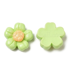 Мультяшные непрозрачные кабошоны из смолы&nbsp;RESI-C039-01K