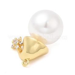 Подвески из кубического циркония с покрытием из латуни&nbsp;KK-R150-09G