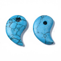 Синтетические бирюзовые подвески&nbsp;G-S356-17A-06