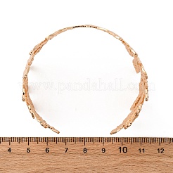 Браслеты-манжеты из нержавеющей стали 304&nbsp;BJEW-B135-01B-G